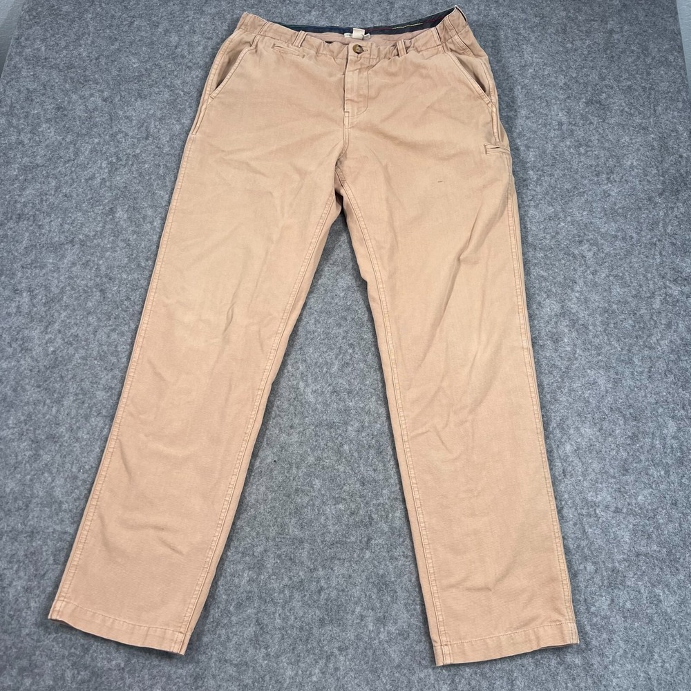 Carbon 2 Cobalt Beige A Cut Above Khaki‎ Chino Straight Pants Men's Size 34x30